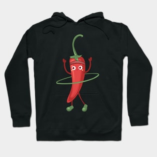 Chili Pepper with Hula Hoop Hoodie